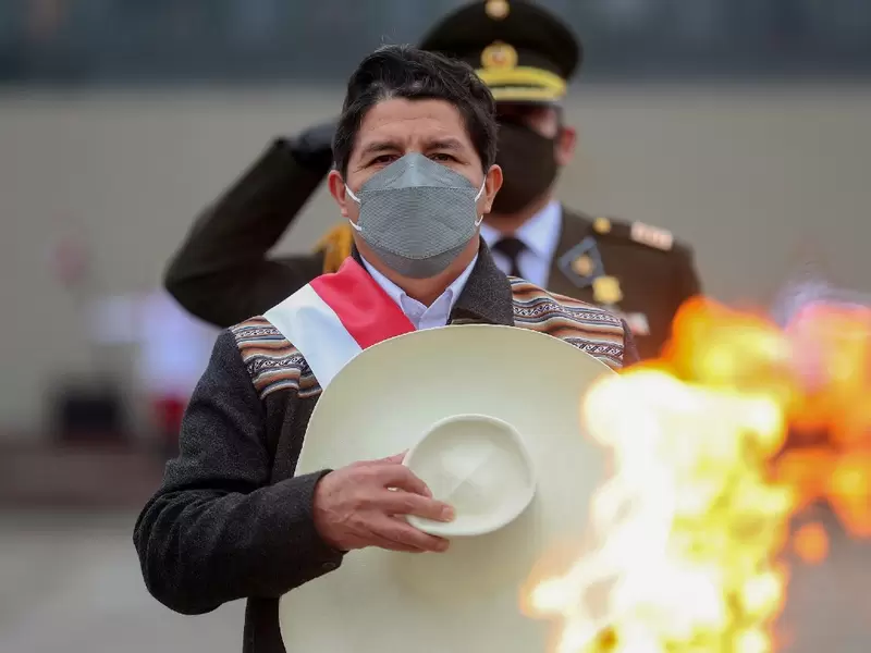 Pedro Castillo, nuevo presidente de Perú