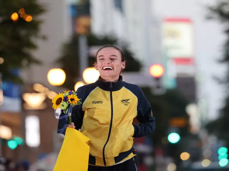 Sandra Lorena Arenas, medallista de plata en Tokio 2020