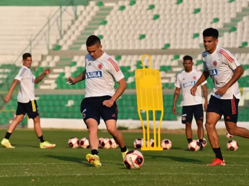 Selección Colombia en Bolivia
