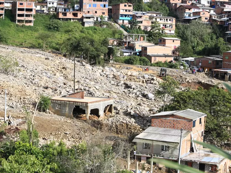 Emergencia invernal en Briceño, Antioquia.