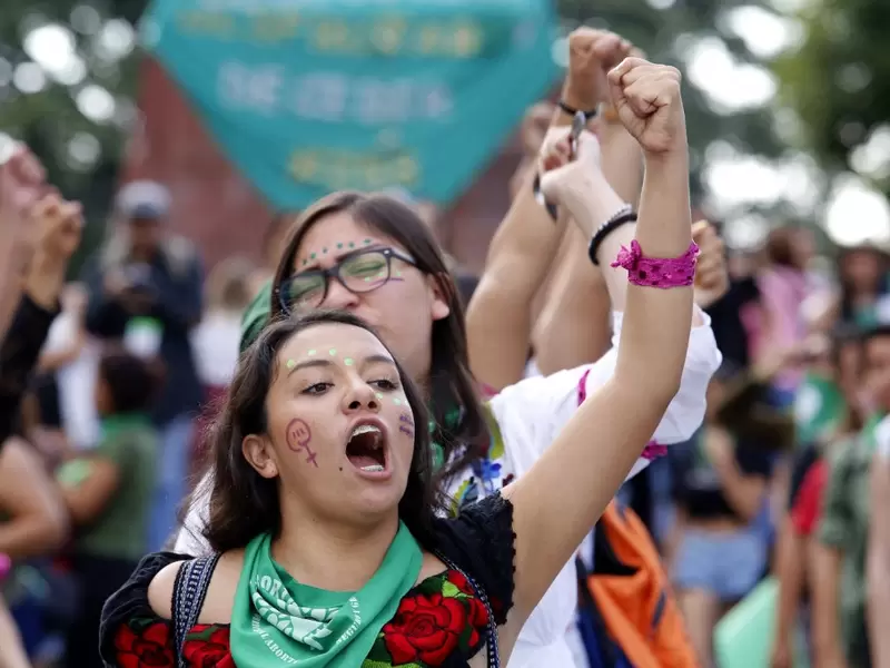 Protestas en favor del aborto