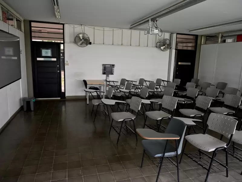 Salón de clases en la universidad del Valle