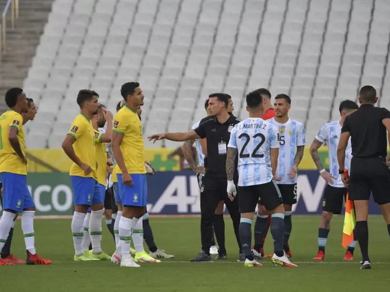 Selección de Brasil y Argentina Selección de Brasil y Argentina
