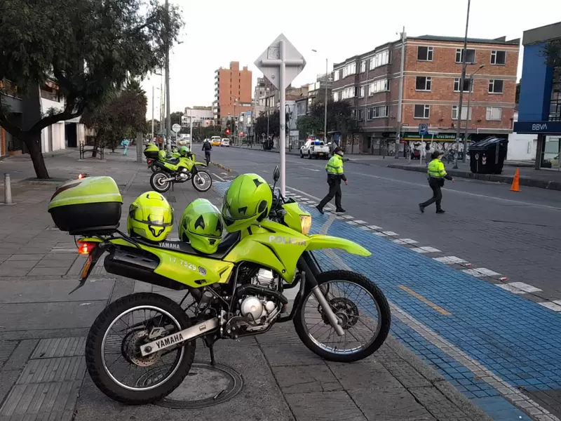 Policía en Chapinero