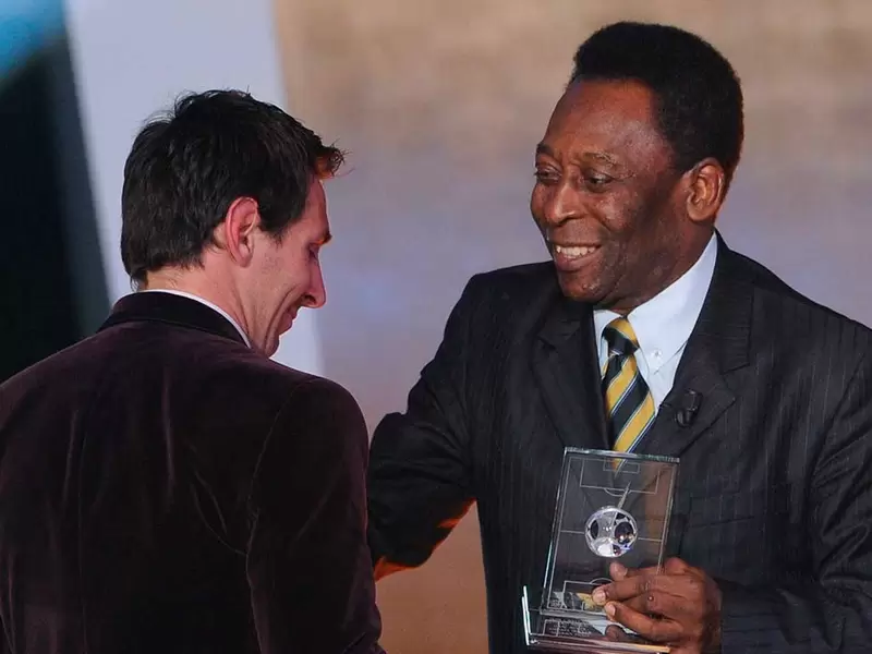 Pelé y Messi