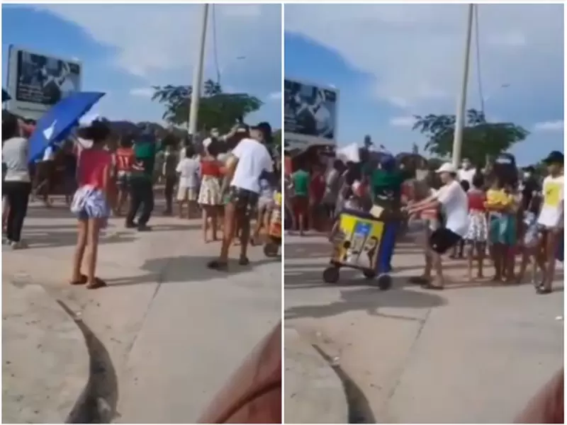Vendedor de helados viral
