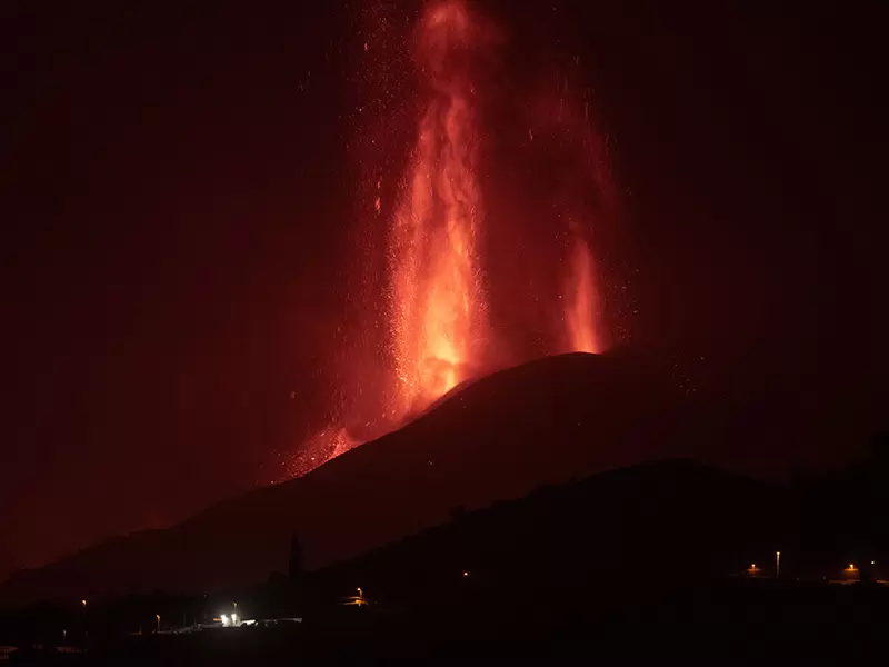 Volcán de la isla de La Palma