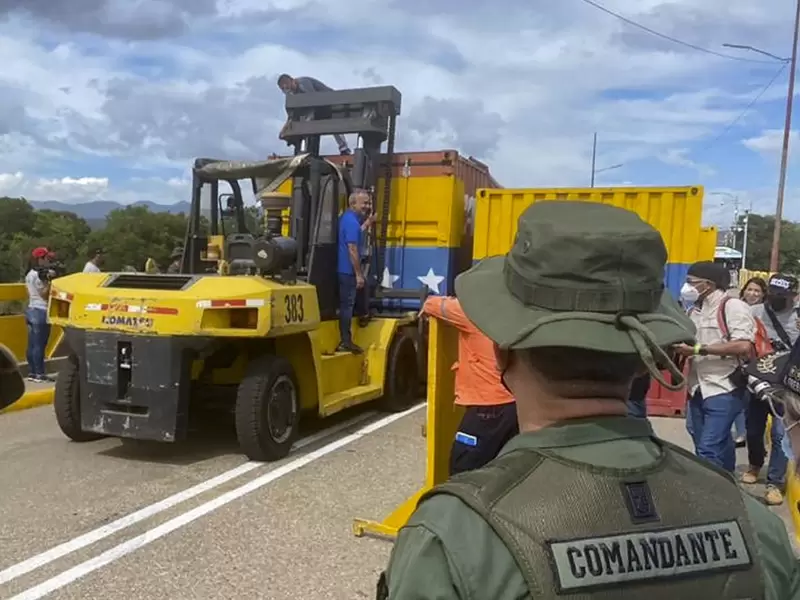 Frontera entre Colombia y Venezuela - Puente Simón Bolívar