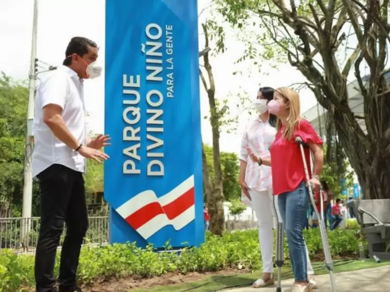 Inauguración Parque Divino Niño en Sabanalarga