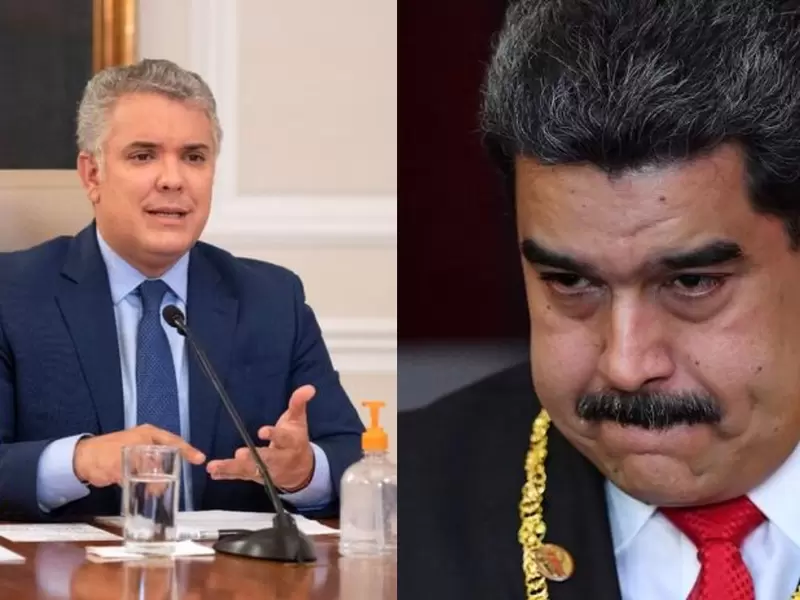 Iván Duque y Nicolás Maduro Iván Duque y Nicolás Maduro