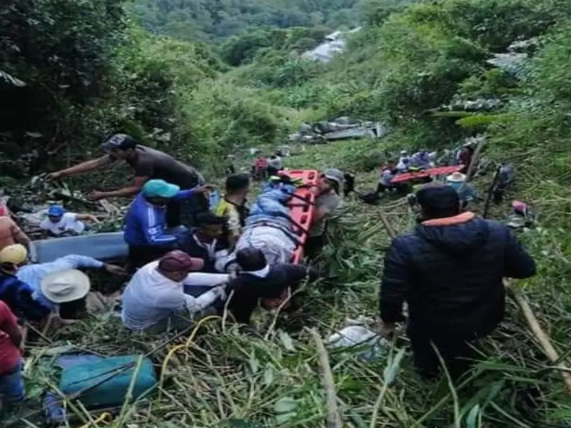 Accidente en Chaparral, Tolima.
