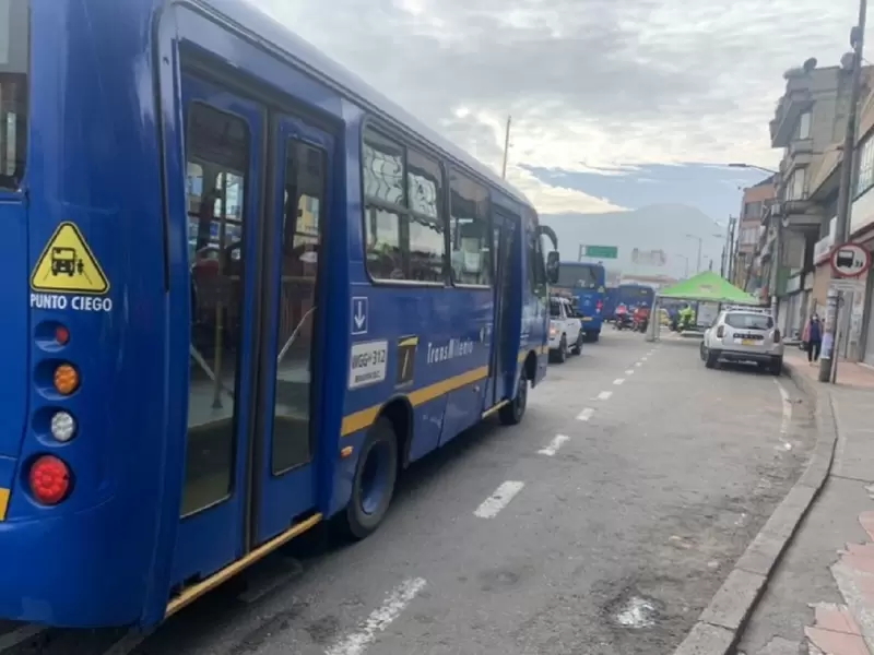 Bus del SITP, en Bogotá