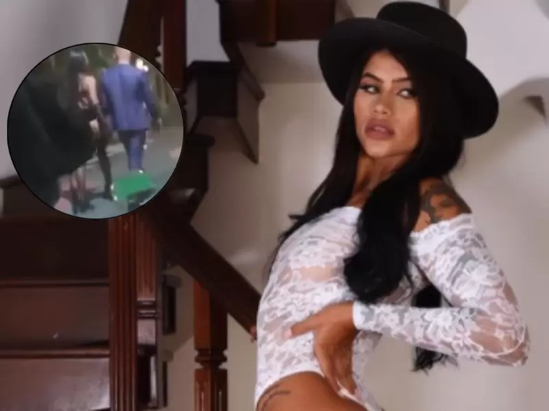 Alejandra Torres, modelo que desfiló en lencería en Medellín