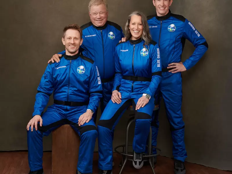 Nueva tripulación del Blue Origin que viaja al espacio