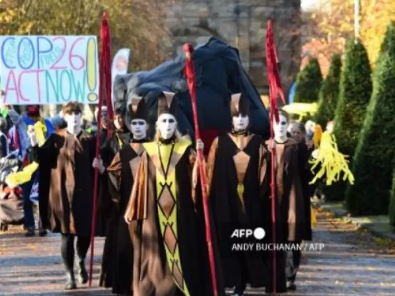 Manifestaciones en la COP26