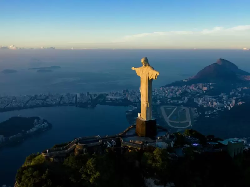 Escultura del Cristo Redentor en Rio de Janeiro