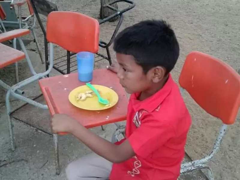 Situación de hambre de los niños en La Guajira