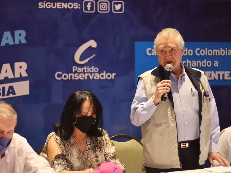 Omar Yepes, presidente del partido Conservador