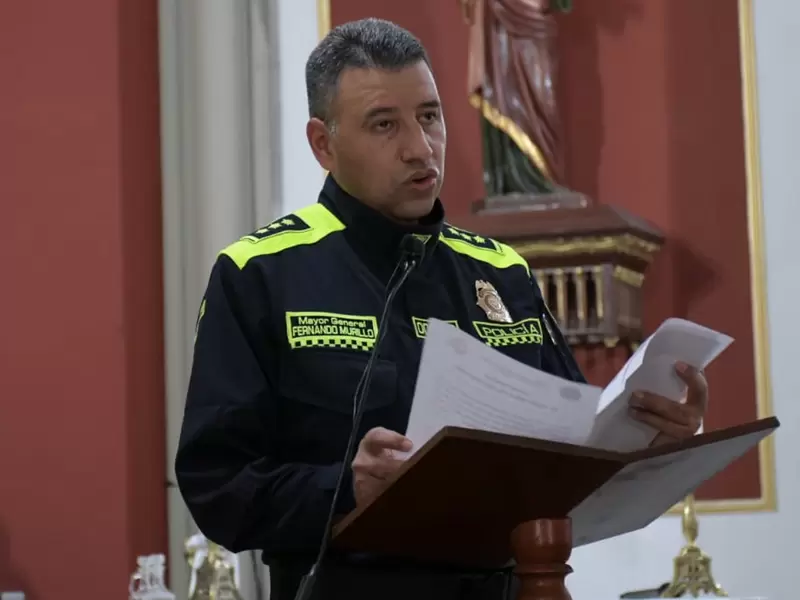 general Fernando Murillo Orrego, director de la Dijín