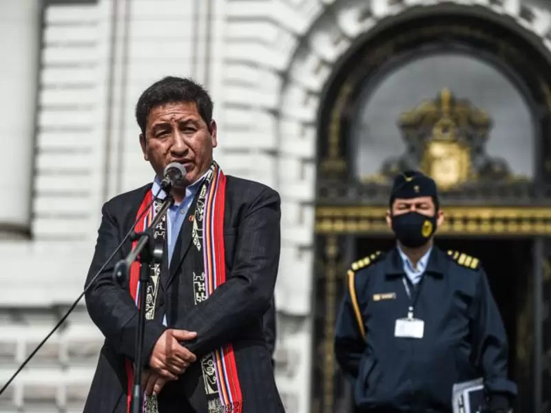 Guido Bellido, ex primer ministro de Perú