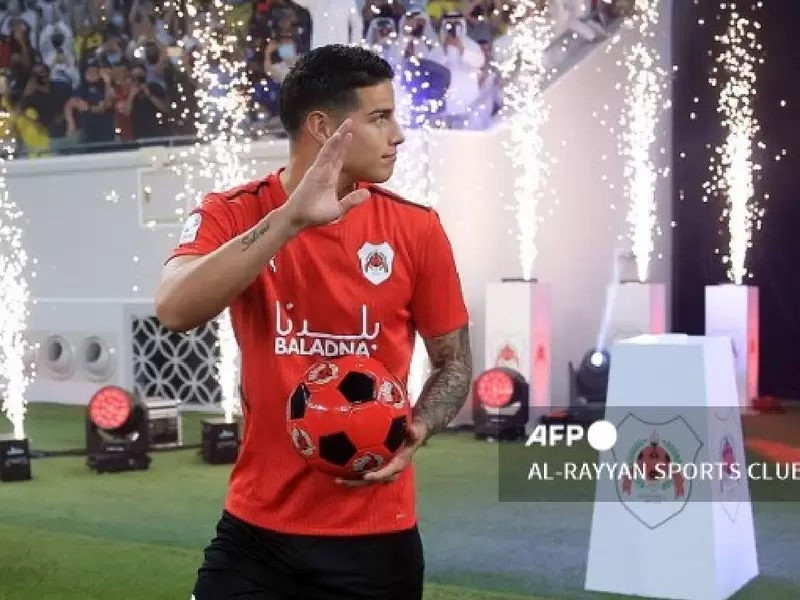 James Rodríguez, devalúo y debut en Al Rayyan