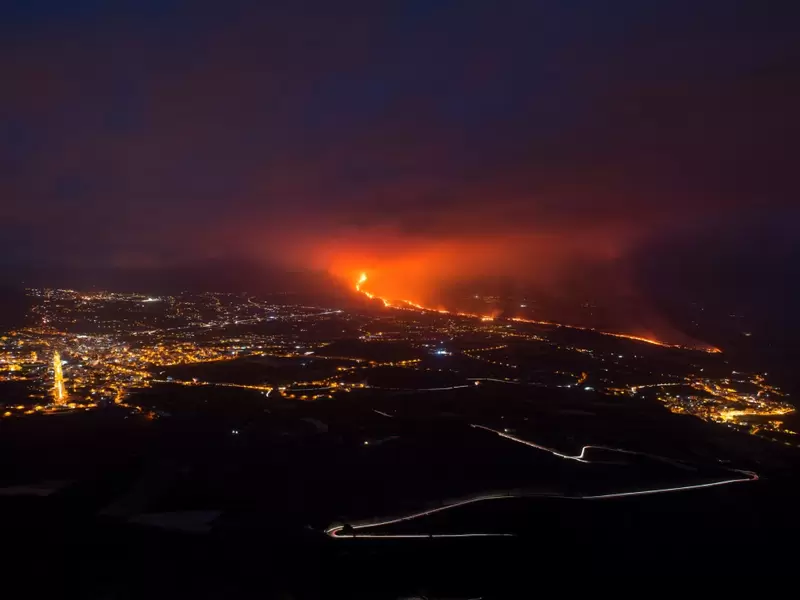 Lava del volcán Cumbre Vieja