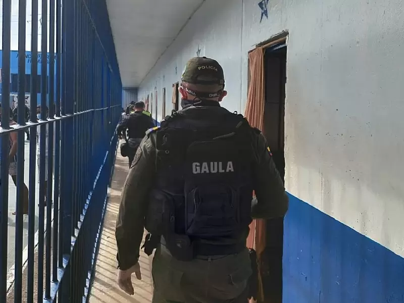 Incautaron celulares, drogas, agendas telefónicas, y otras cosas