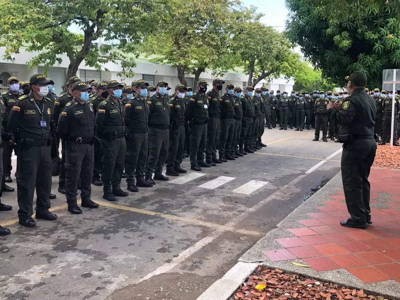 En las próximas horas llegaran a Valledupar 1.200 uniformados para reforzar la seguridad.
