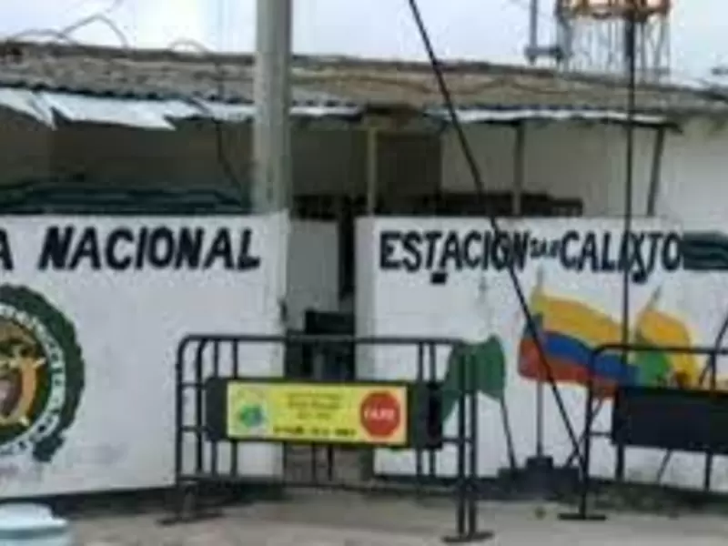 Estación de Policía de San Calixto en Norte de Santander