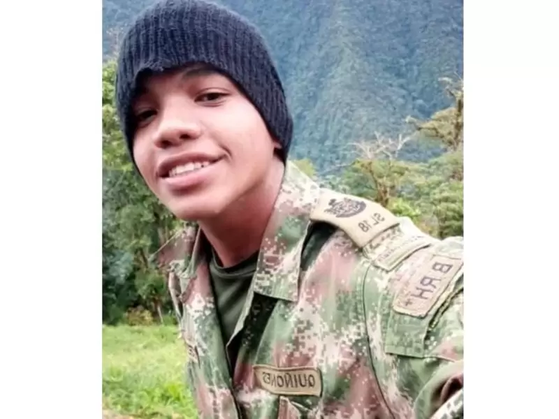 Soldado Sebastián Quiñonez Echavarría, desaparecido en Dagua, Valle del Cauca