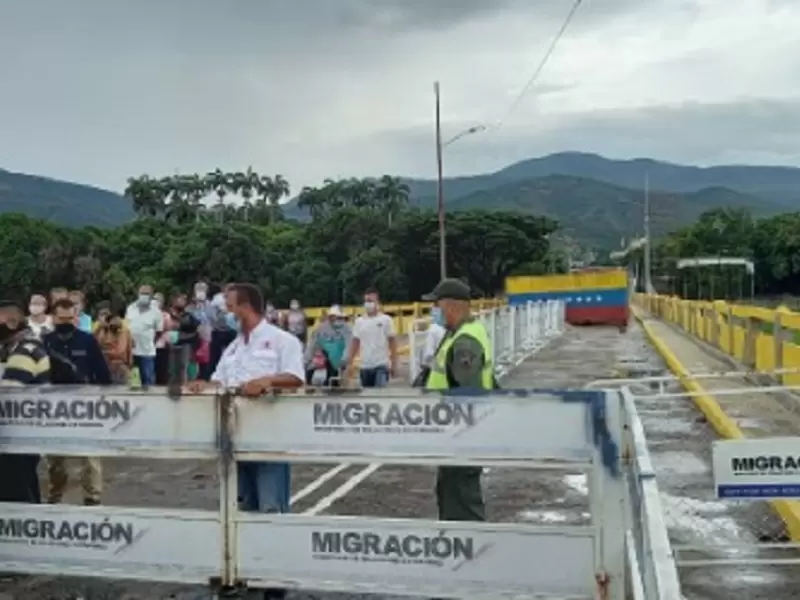 Zona de frontera entre Colombia y Venezuela