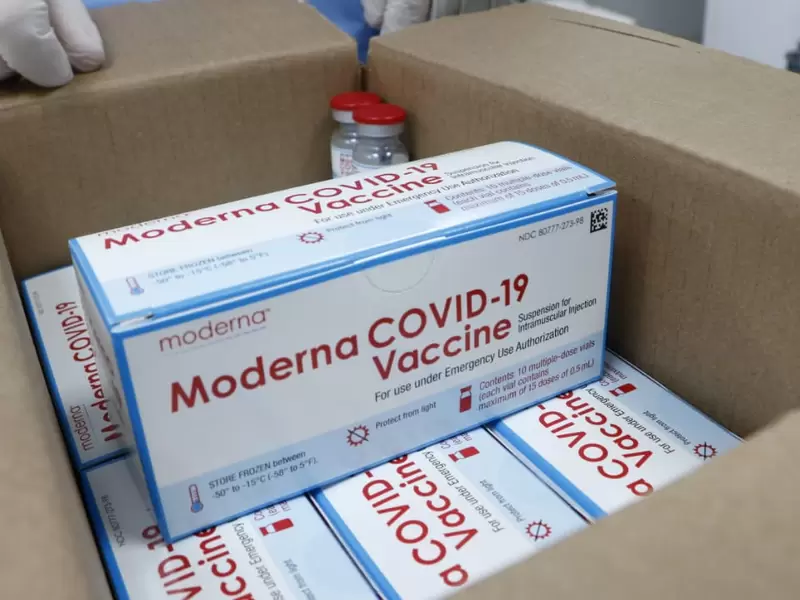 Vacunas de Moderna en Santander.