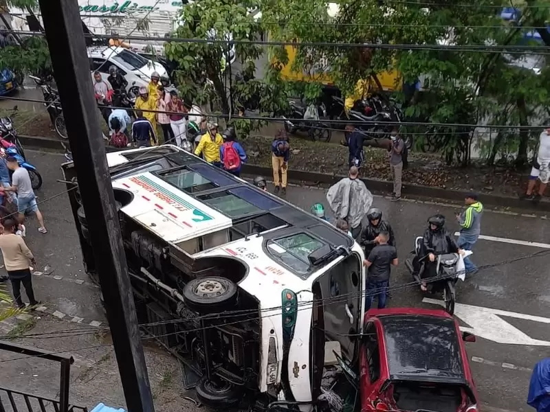 Siniestro vial Cali