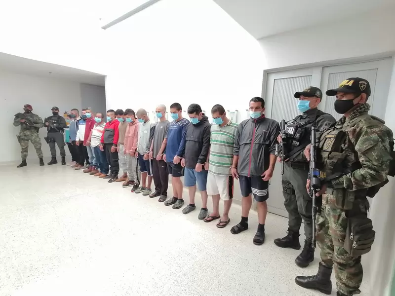 Capturados integrantes del 'Clan de Golfo' en Antioquia