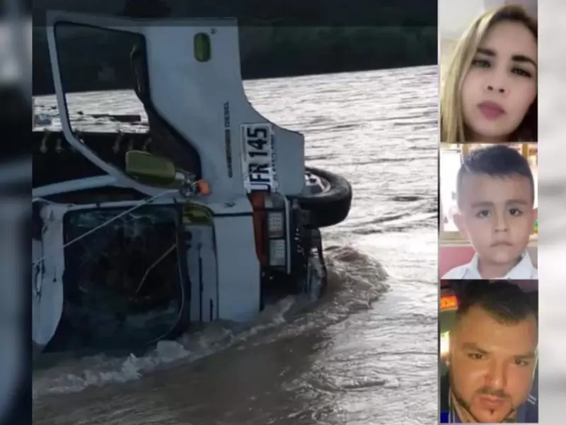 Búsqueda incansable de pareja de esposos que cayó al río Cauca en Valdivia, Antioquia