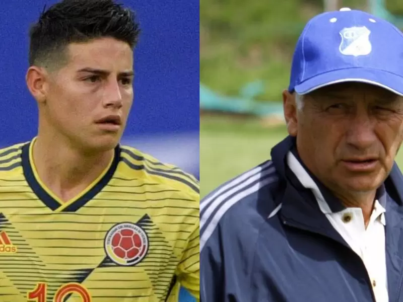 Luis Augusto Chiqui García y James Rodríguez Luis Augusto Chiqui García y James Rodríguez
