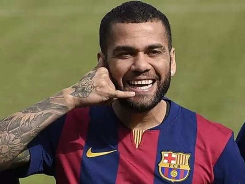 Dani Alves, como jugador del Barcelona