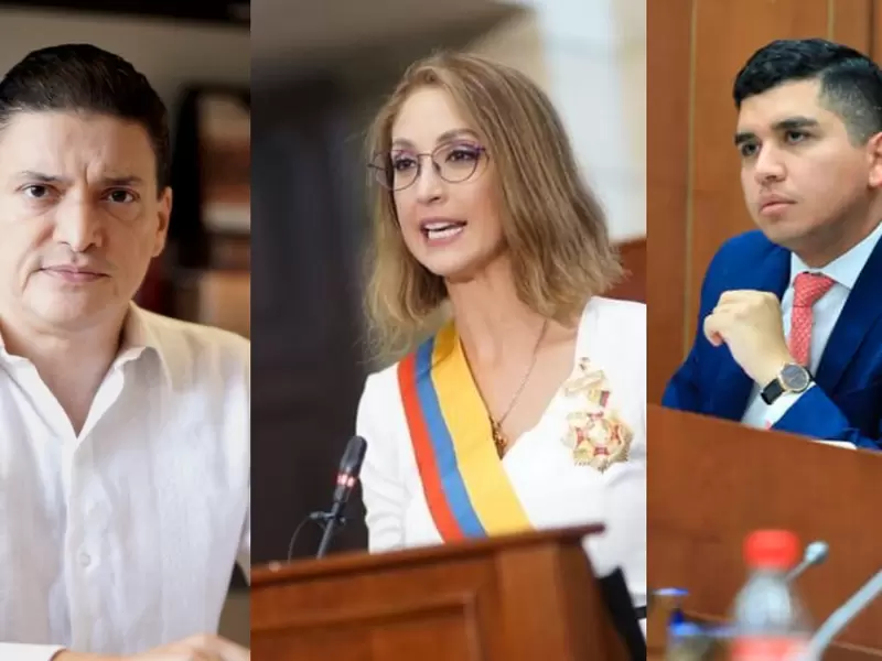 Tito Crissien, Jennifer Arias y Jonathan Malagón