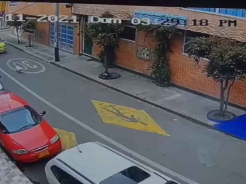 Taxista atropelló a un perrito en Bogotá y ni se inmutó