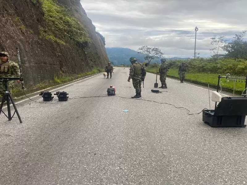 Fue desactivado un explosivo en la vía Cúcuta Ocaña