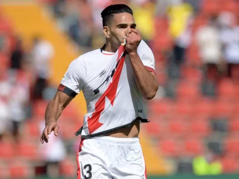 Falcao, Rayo Vallecano vs Celta de Vigo