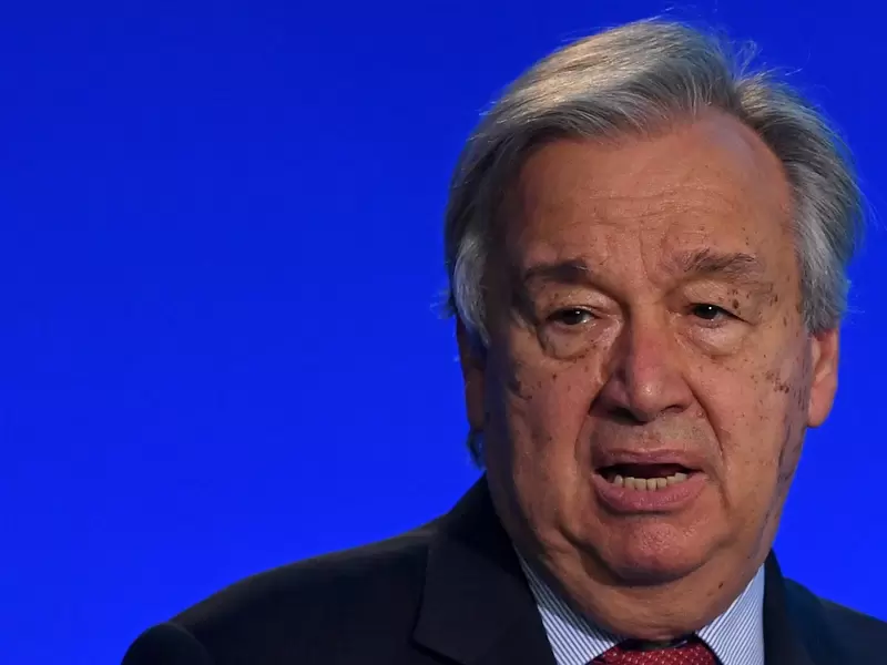 Antonio Guterres, secretario general de la ONU