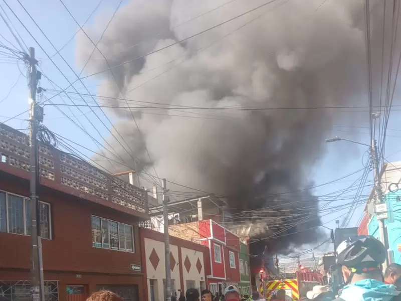 Incendio en bodega