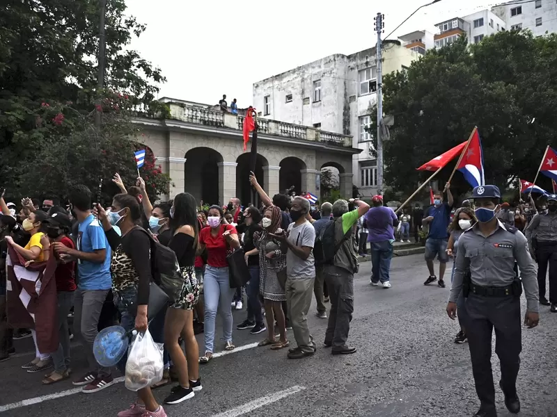Manifestaciones en Cuba 15N