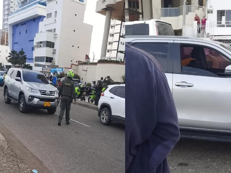 Está siendo atendida en un hospital