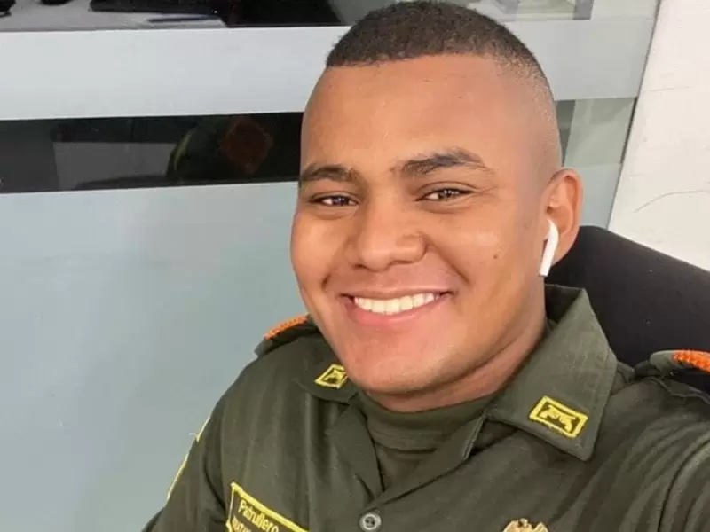 Patrullero vallenato Jhonatan David Alcazar Ramírez.