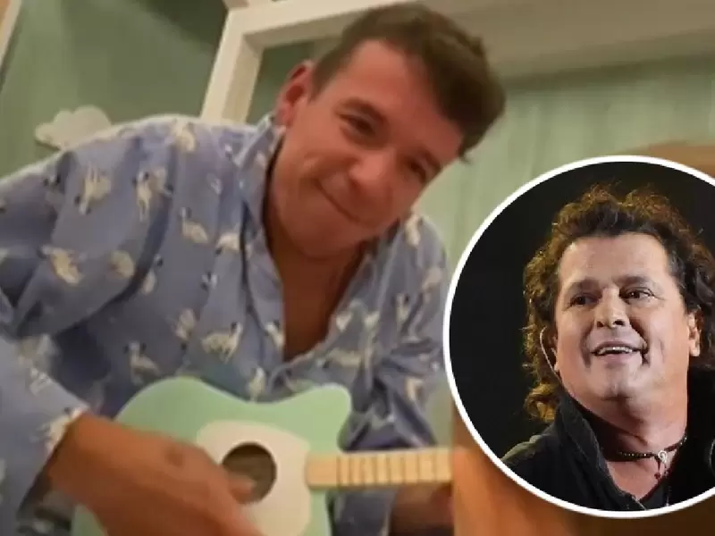 Rigoberto Urán y Carlos Vives