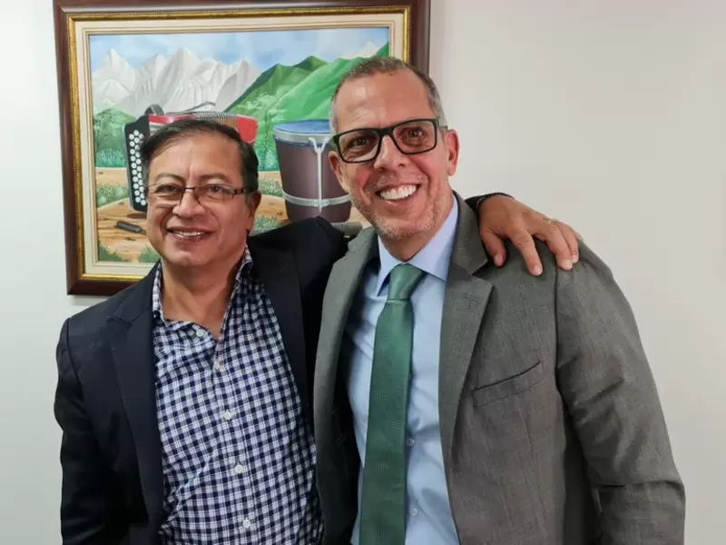 Gustavo Petro y Alfredo Saade