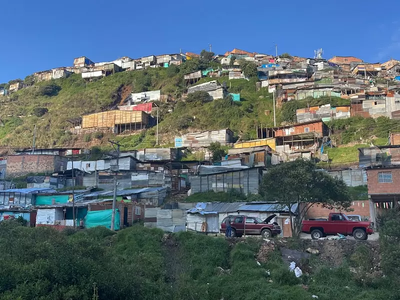 Viviendas en riesgo ciudad Bolívar