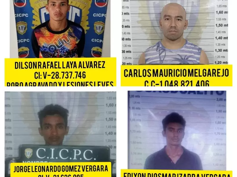 Recaptura de presos venezolanos